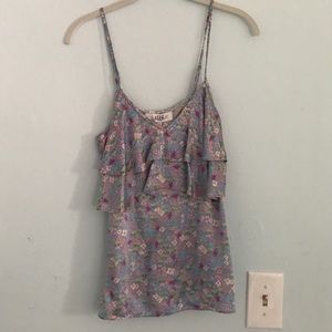 NWT Tibi Patterned Silk Top